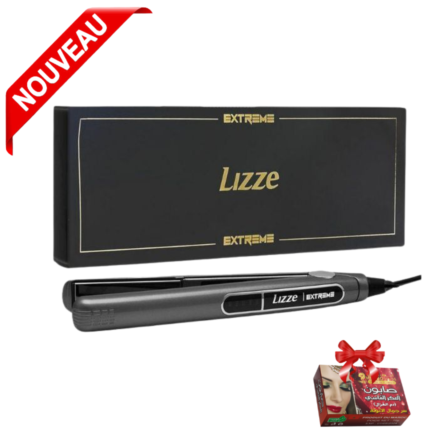 Lisseur Cheveux Professionnelle Salon pour Femme Température jusqu à 480 F thumbnail 1