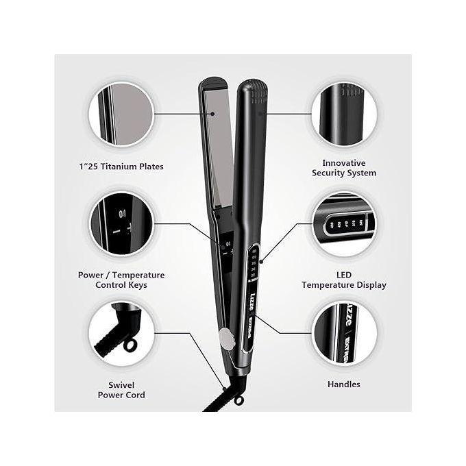 Lisseur Cheveux Professionnelle Salon pour Femme Température jusqu à 480 F thumbnail 3