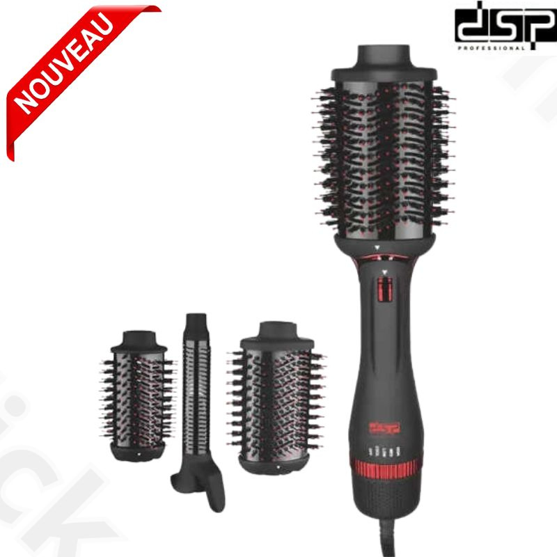 Brosse Soufflante 4-en-1, Séchage et Boucles en Un Seul Geste DSP 1200W
