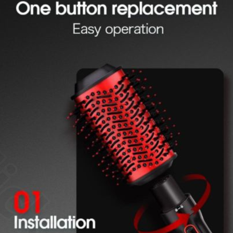 Brosse à Air chaud sèche-cheveux électrique 5 en 1 lisseur, professionnelle Fers à friser et baguettes thumbnail 3