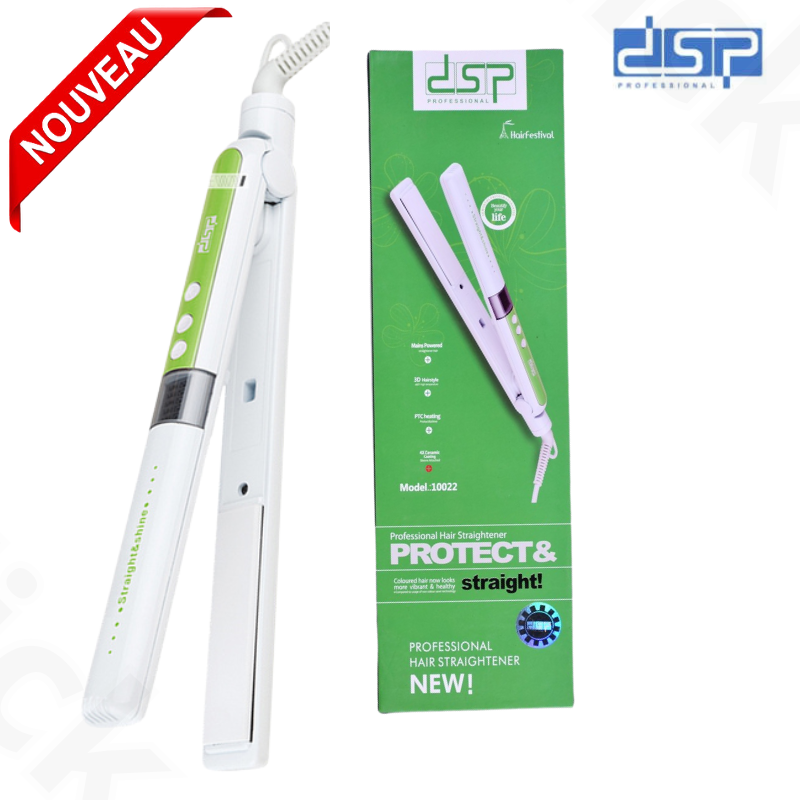 Lisseur professionnel céramique à température de 230°C Chauffage ultra-rapide DSP10022