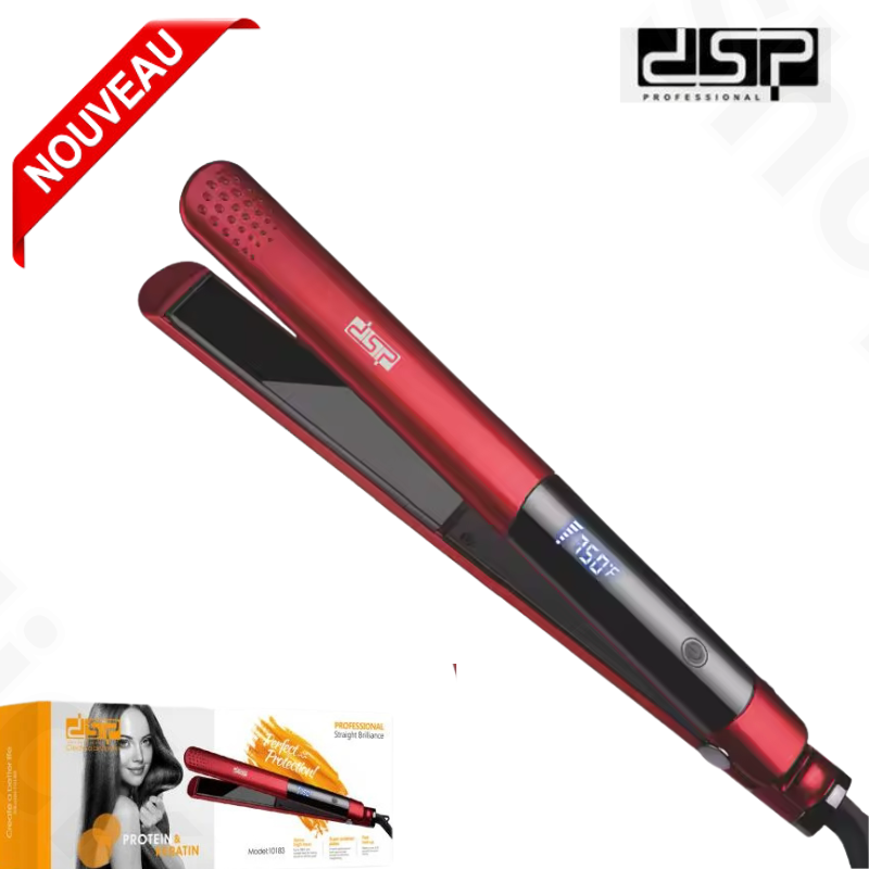 Lisseur professionnel céramique à température Stable, cheveux lisses et doux 480-750 F DSP10183