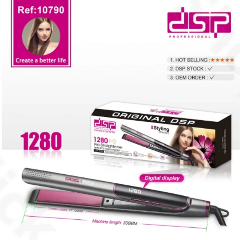 Lisseur Professionnel Avec Écran LED 360 degrés 55 watts DSP1280 thumbnail 3