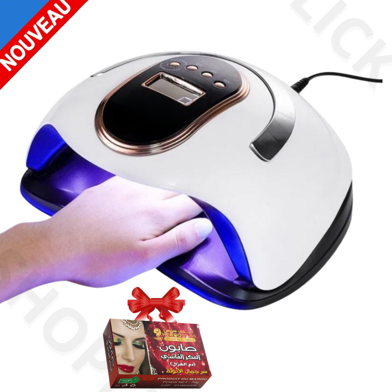 Lampe à Ongles Professionnelle, Sèche-Ongles USB Haute Puissance et Longue Durée, à Séchage Rapide V8