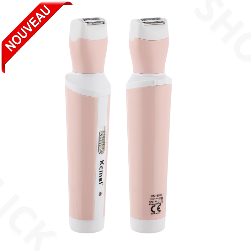 Épilateur multifonction 4en1 pour femme, utilisable sur peau sèche ou mouillée  KM-3024 thumbnail 3