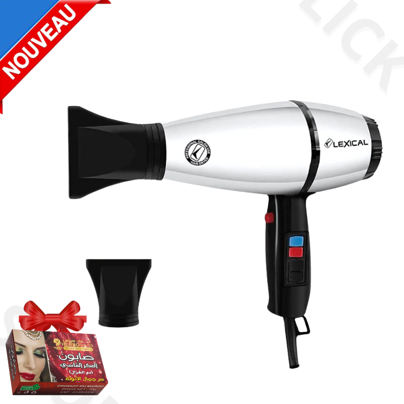 Séche Cheveux 2000W Silver Lexical LAS-5075