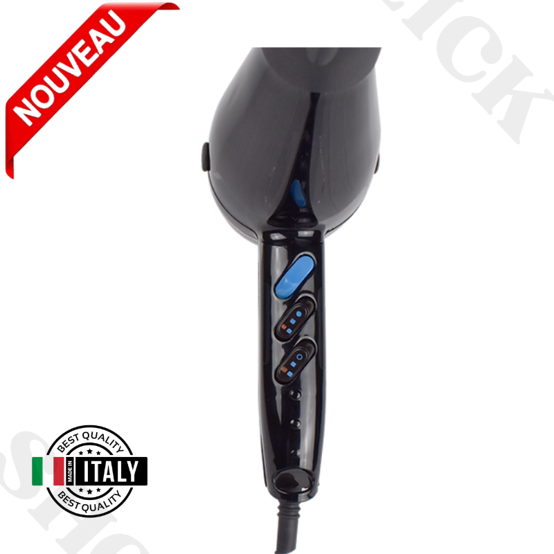 Sèche-cheveux Formula 9000 avec cordon de 3M (Noir, 2650w) Made in italy thumbnail 4
