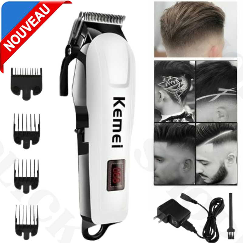 Tondeuse à cheveux professionnelle cordon électrique réglable km-809 thumbnail 1