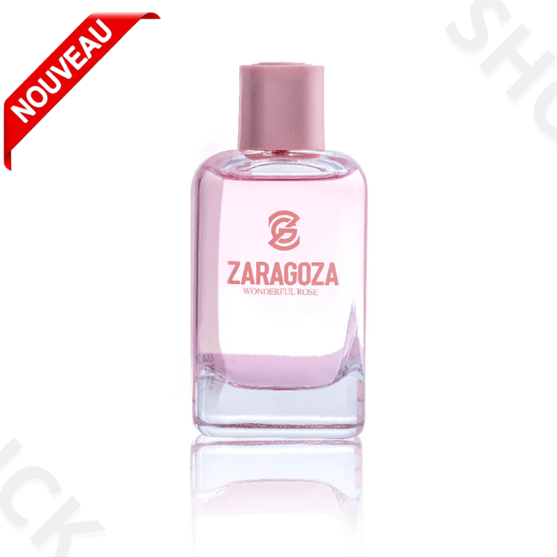 Parfum enchanteur parfait pour les femmes, avec un charme doux Zaragoza WONDERFUL ROSE 100 ml.