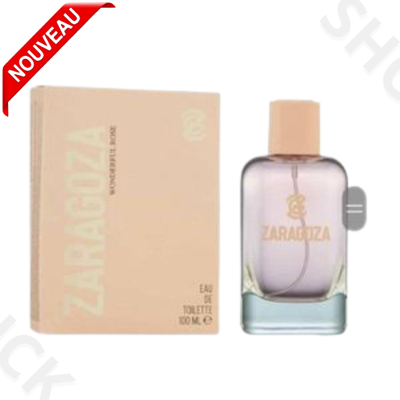 Parfum enchanteur parfait pour les femmes, avec un charme doux Zaragoza WONDERFUL ROSE 100 ml.