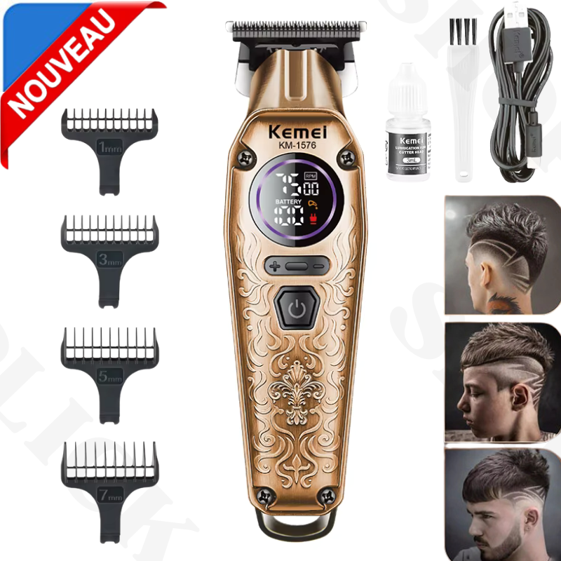 Tondeuse à cheveux avec longue durée de vie de la batterie km-1576 thumbnail 1