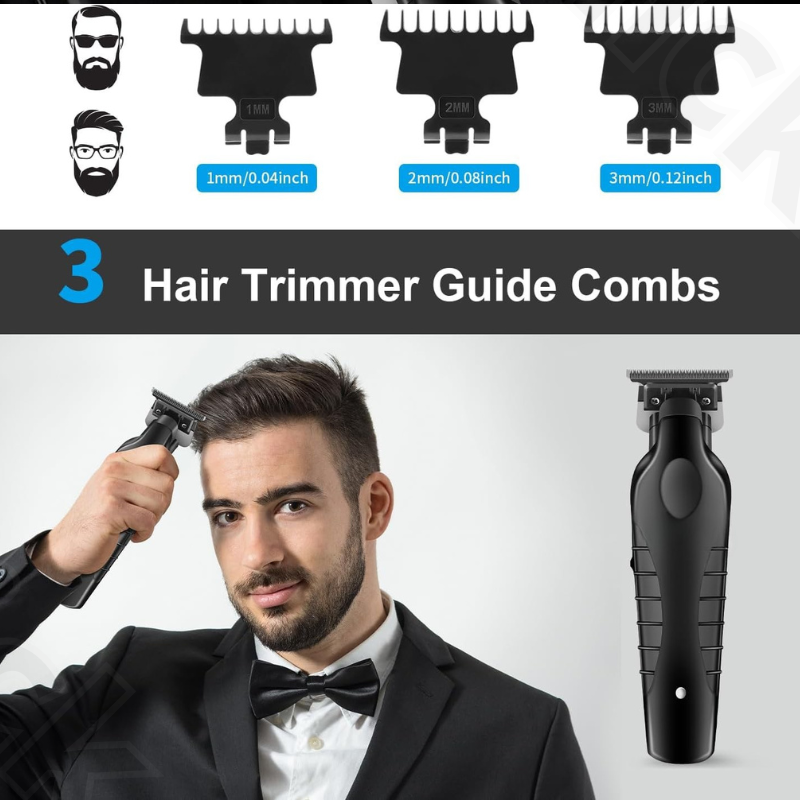 Tondeuse Professionnelle Sans Fil pour Hommes, Coupe-Cheveux Électrique, à Barbe IVO-120 thumbnail 3