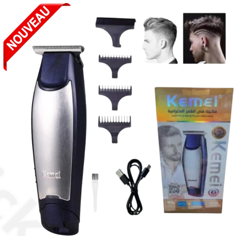 Tondeuse à cheveux rechargeable USB Rasoir pour hommes KM-5021