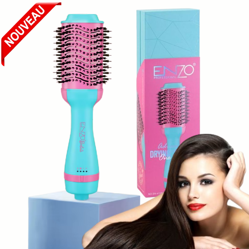Sèche-cheveux professionnel 2-en-1 à air chaud électrique 750-1000W peigne pour les femmes