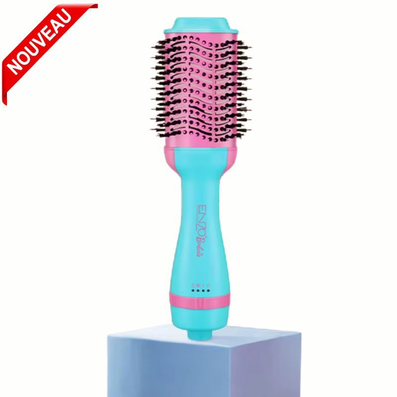 Sèche-cheveux professionnel 2-en-1 à air chaud électrique 750-1000W peigne pour les femmes thumbnail 3