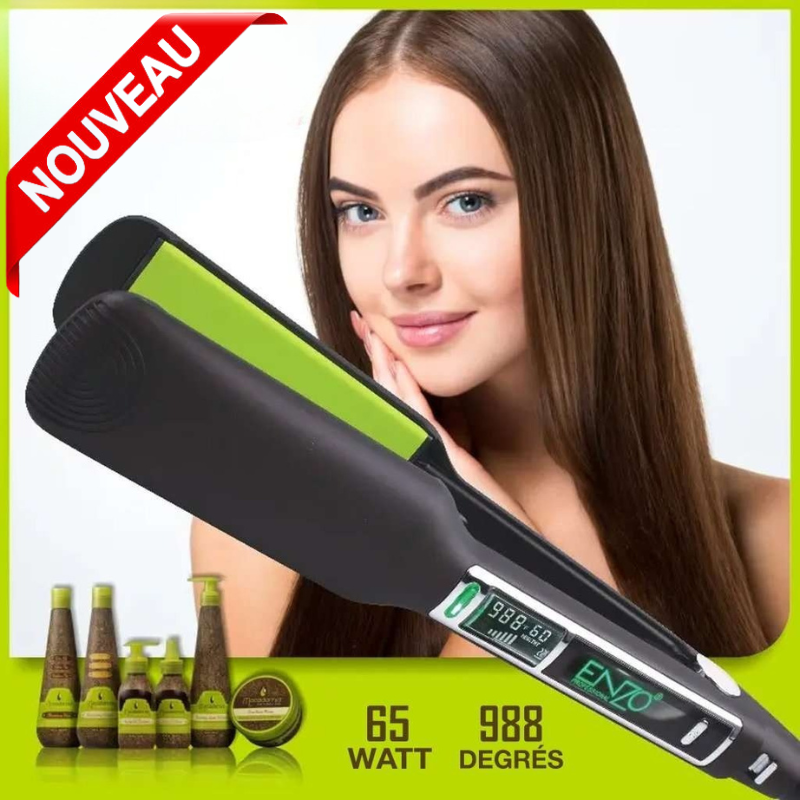 Lisseur Avec Plaques multi-fonction En Céramique Et Titane Température De 988°F  EN-3823
