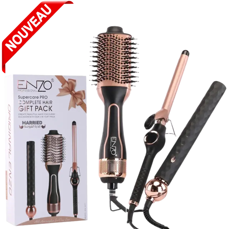 Coffret 3 En 1 Pour Une Coiffure Parfaite Professional Volumisante Rotative Supercare PRO EN-3311