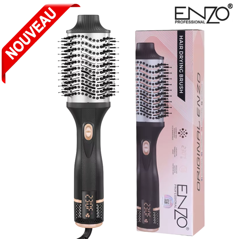 Sèche-cheveux brosse volumateur 1500W  3 en 1  Air chaud lisseur outils de coiffure en céramique EN-4135