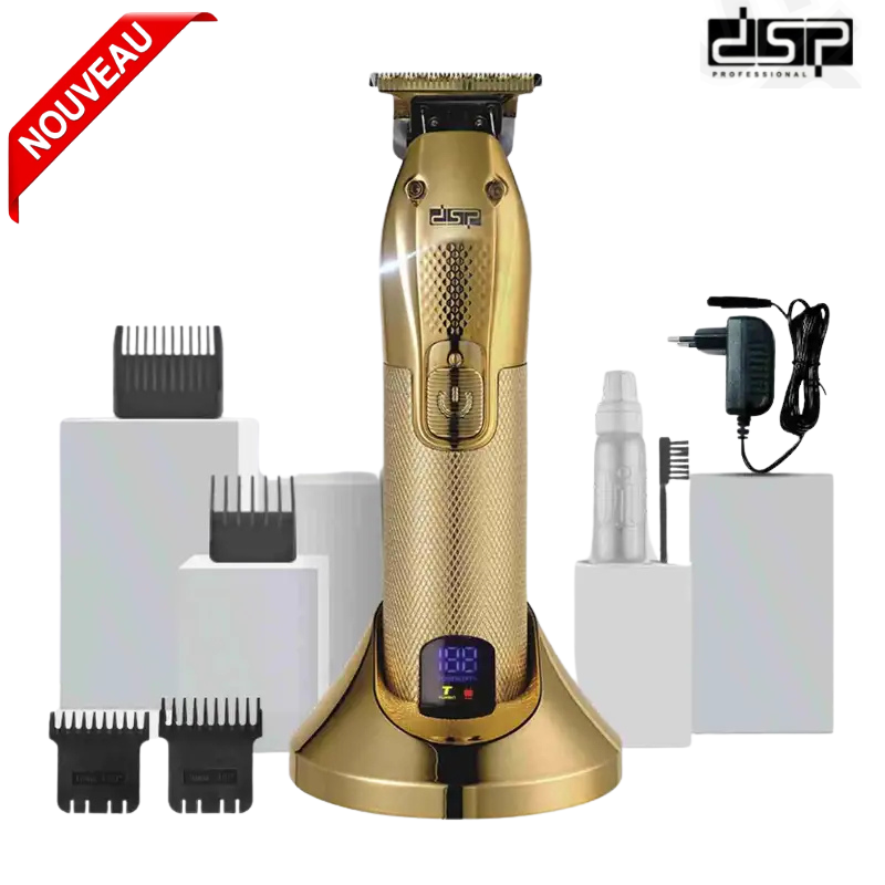 Tondeuse à cheveux professionnelle DSP 2 vitesses 0 mm, électrique rechargeable pour hommes thumbnail 3