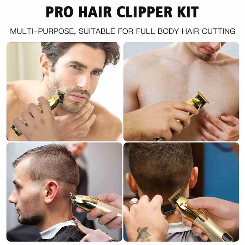 Tondeuse à cheveux professionnelle DSP 2 vitesses 0 mm, électrique rechargeable pour hommes thumbnail 4