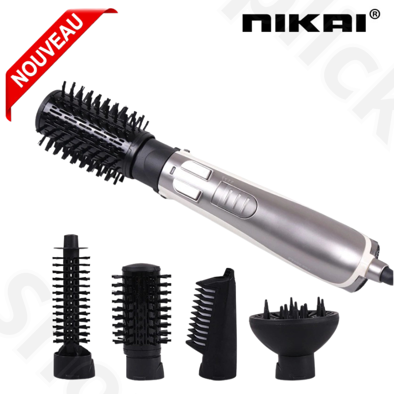 Brosse Soufflante Professionnelle 5 en 1 pour Cheveux Nikai NK-9822-5