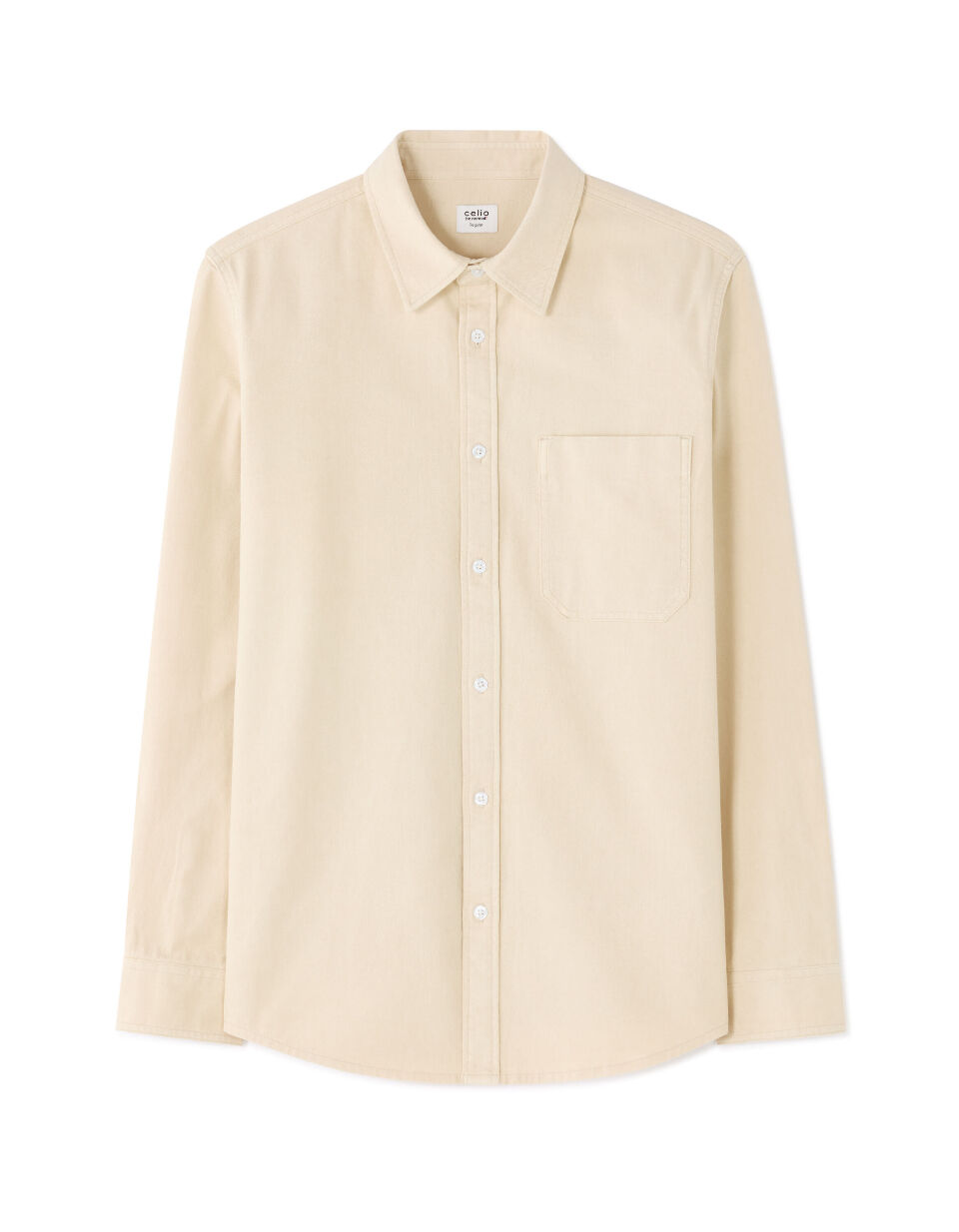 Chemise Regular En Jean 100% Coton