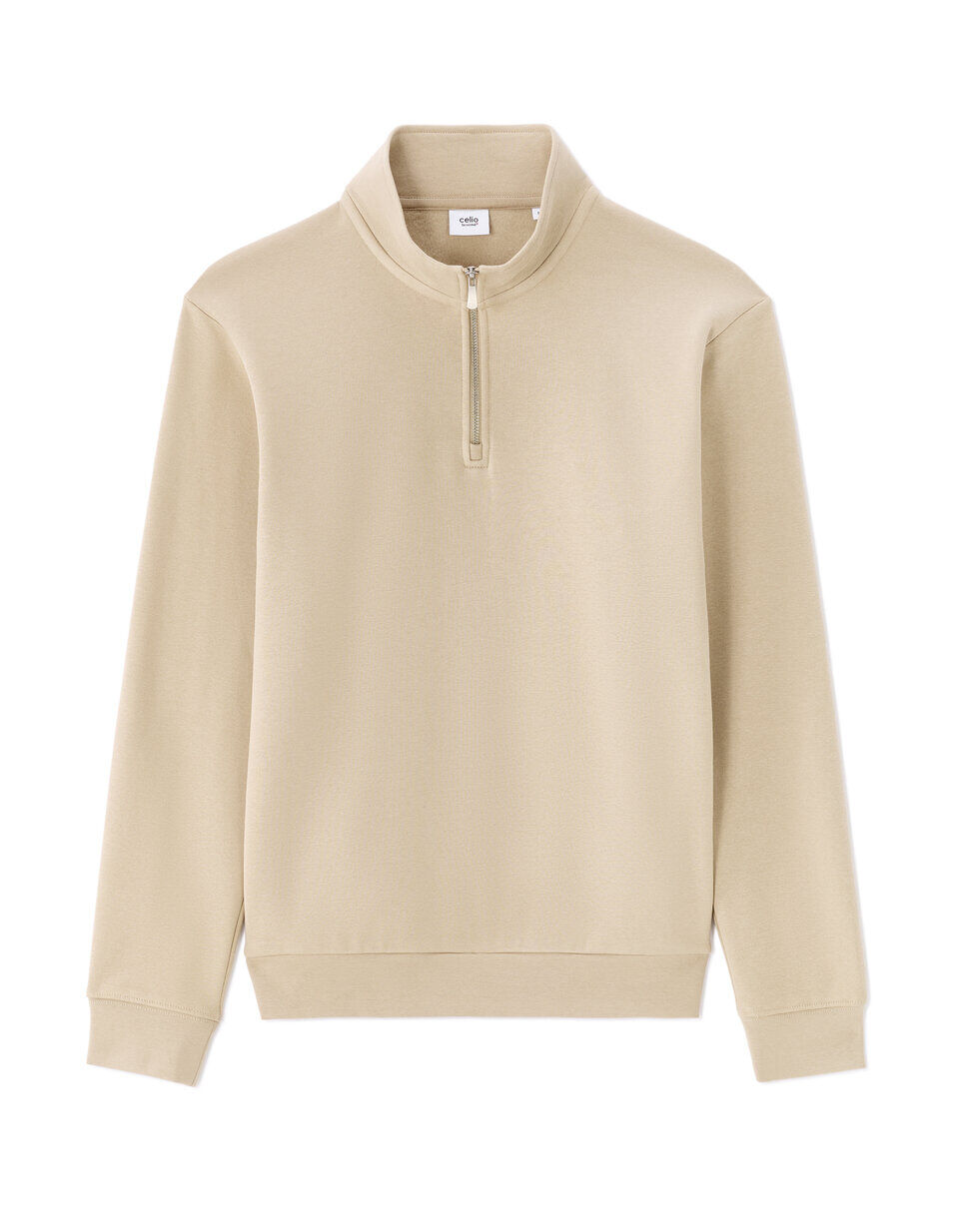 Sweat Regular Col Camionneur Uni