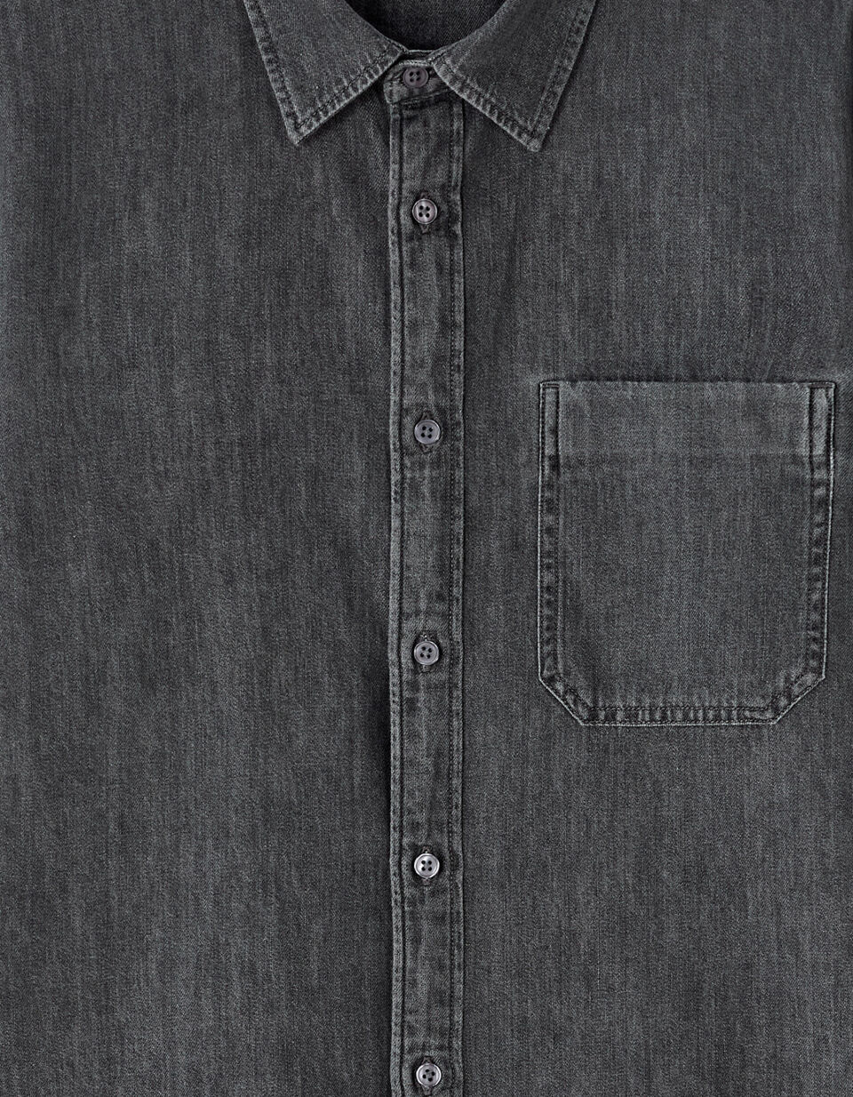 Chemise Regular En Jean 100% Coton thumbnail 2
