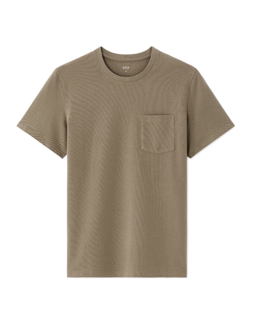 T-shirt Regular Col Rond 100% Coton Piqué Stretch