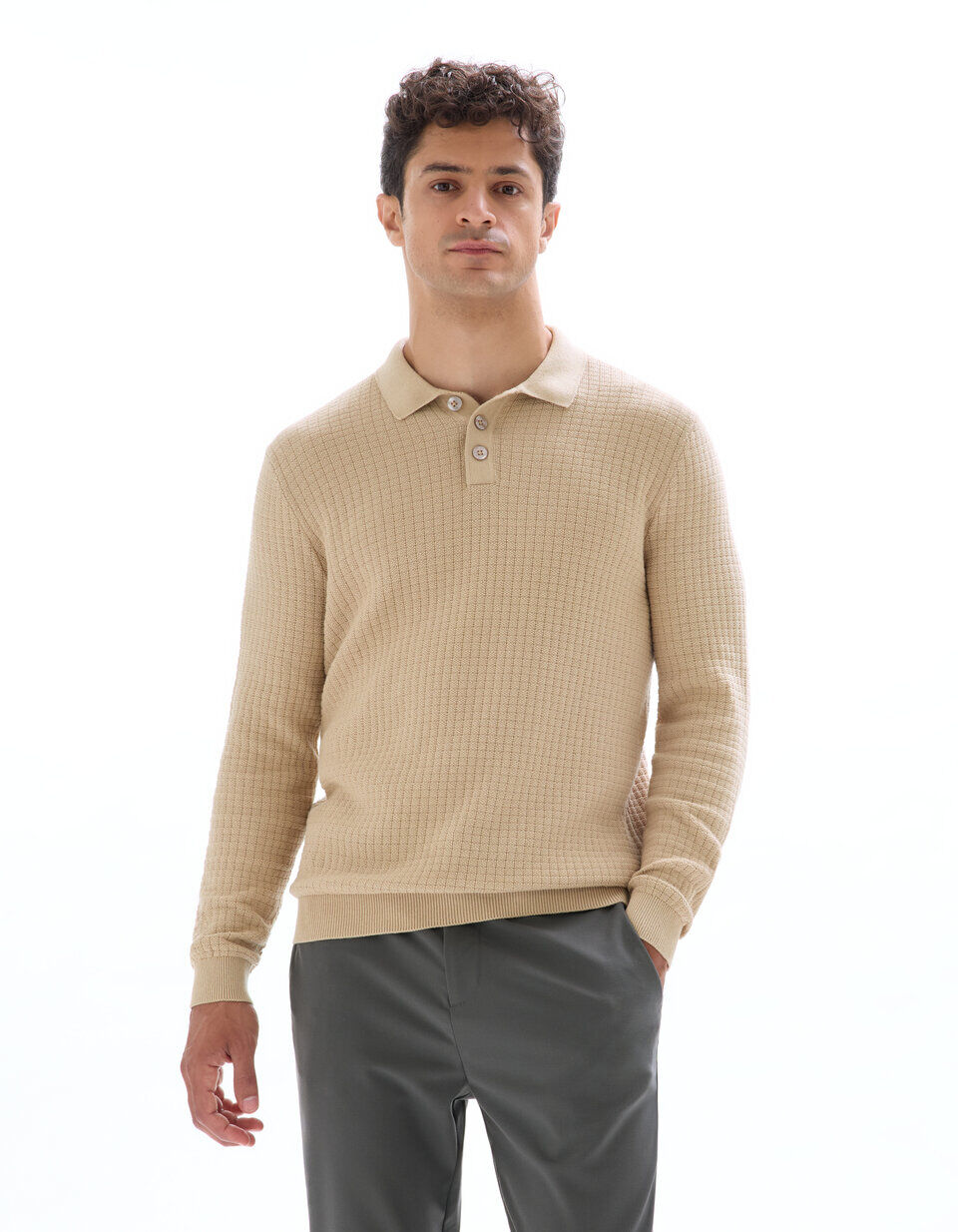 Pull Col Polo Point Fantaisie