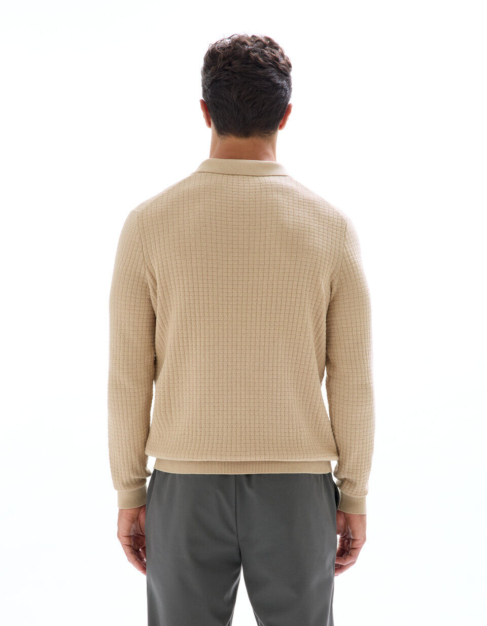 Pull Col Polo Point Fantaisie thumbnail 3