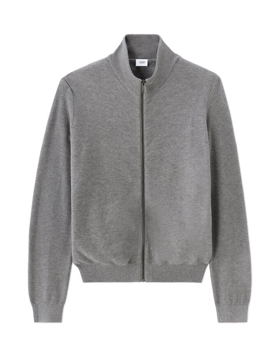 Cardigan En Maille Piqué 100% Coton thumbnail 2