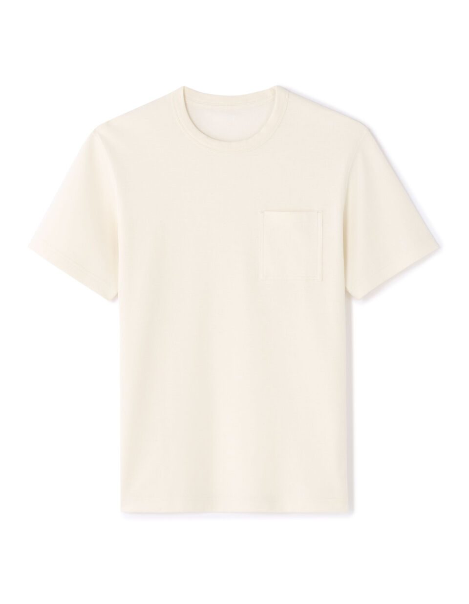 T-shirt Boxy Col Rond Flammé