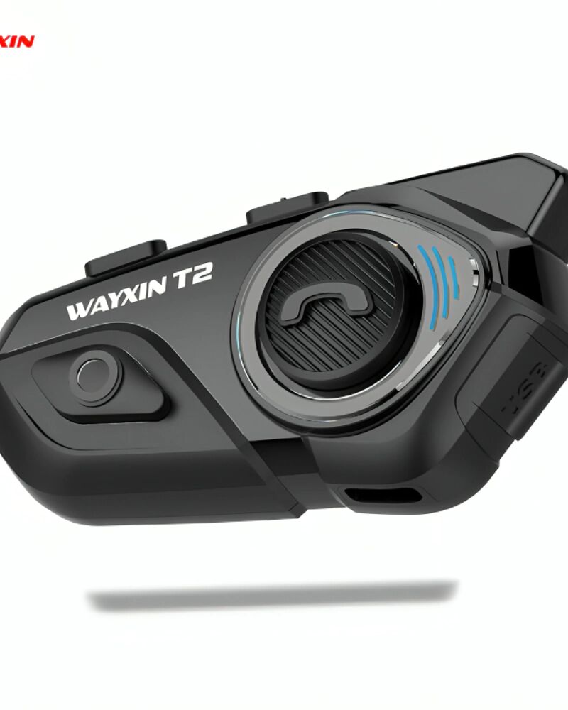 Émetteur‑récepteur Bluetooth WAYXIN T2 pour moto (Intercom / Boom Mic) thumbnail 1