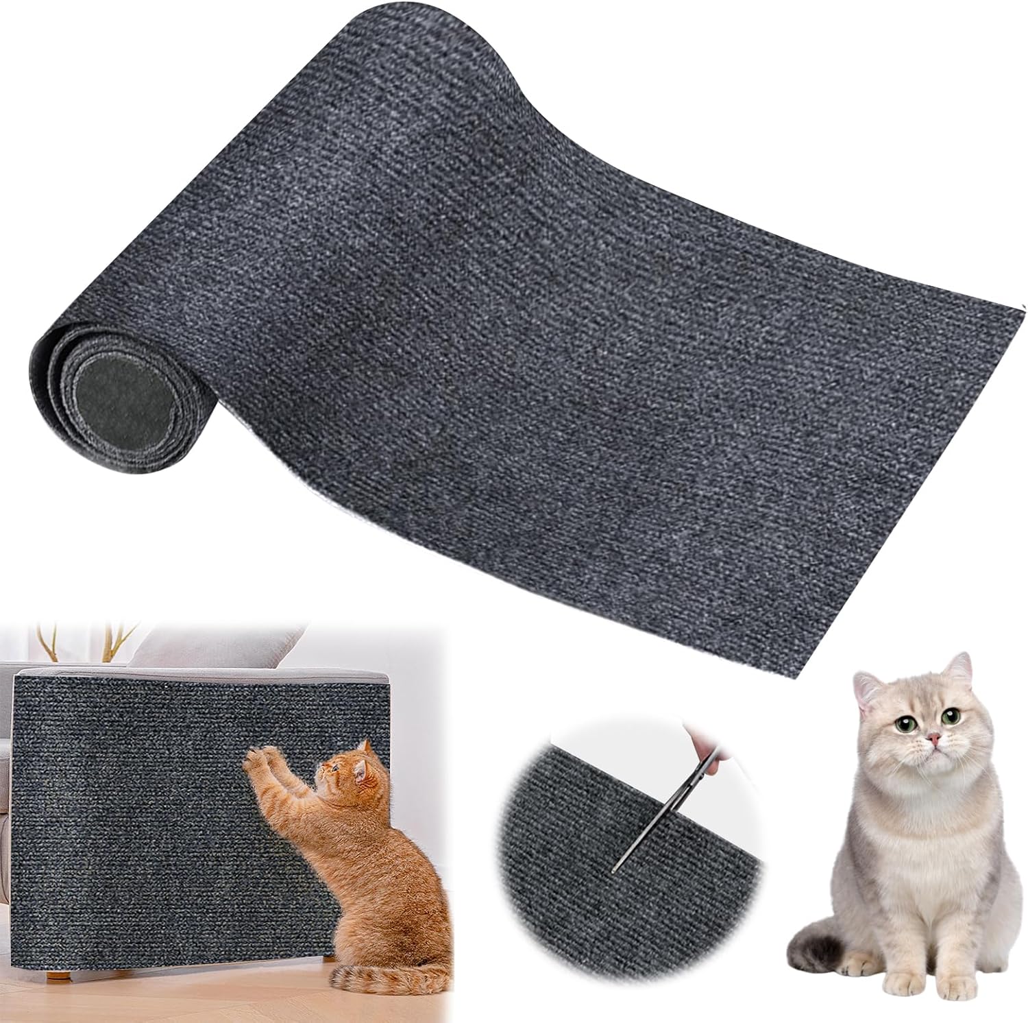 Tapis Griffoir Auto-Adhésif pour Chat – Protection Meubles