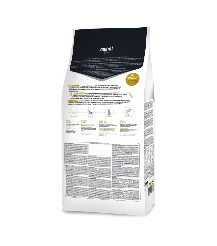 Ownat Care Urinary Croquettes pour Chat - Poulet frais (3kg)