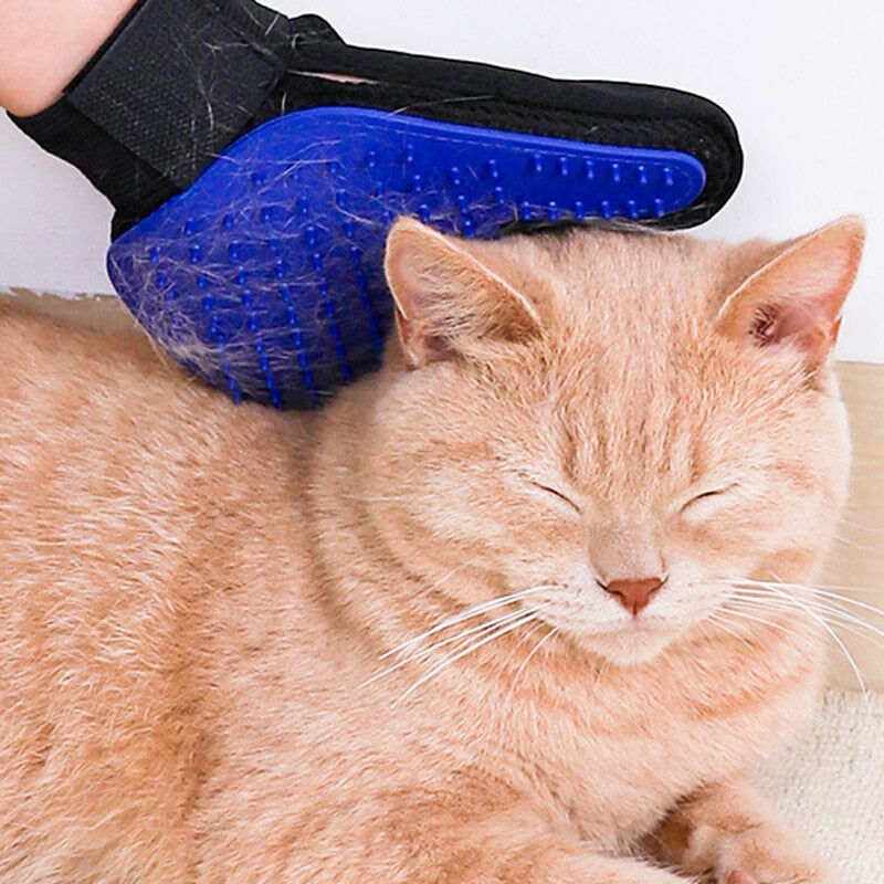 Gant de Toilettage Massage Doux pour Chiens et Chats - Adaptable et Confortable