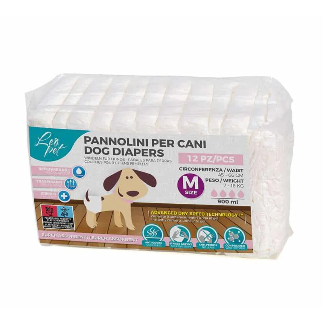 Couches pour Chiens Mâles – 12PCS