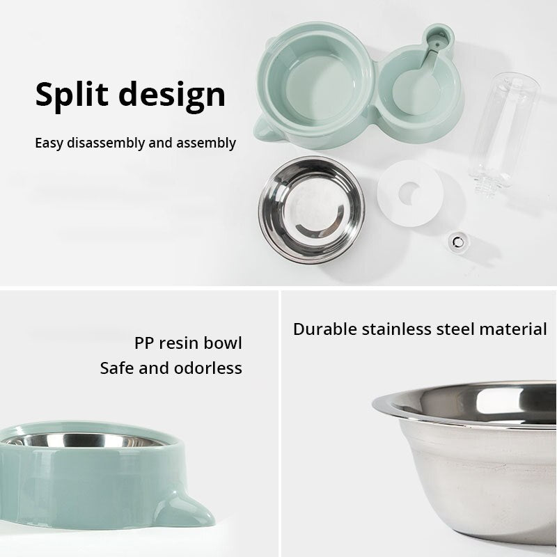 Mangeoire Automatique pour Chat et Chien - Distributeur de Nourriture et dEau thumbnail 4