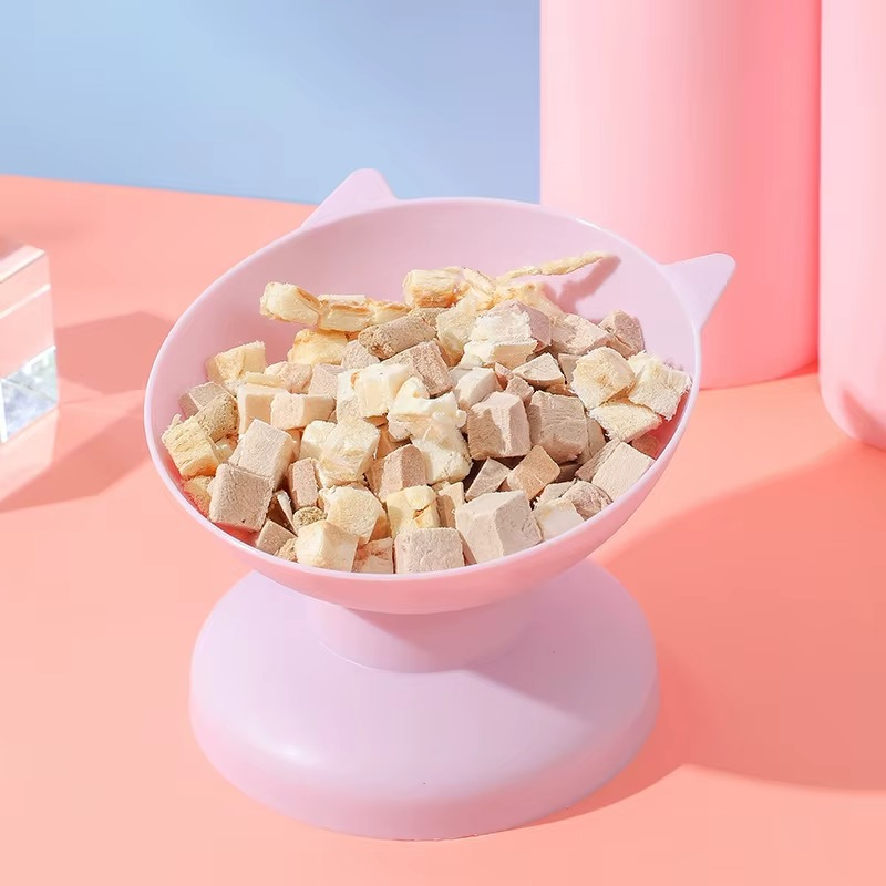 Gamelle pour chat et chien – Fond haut, incliné, anti-étouffement et anti-fuite pour chats et chiens