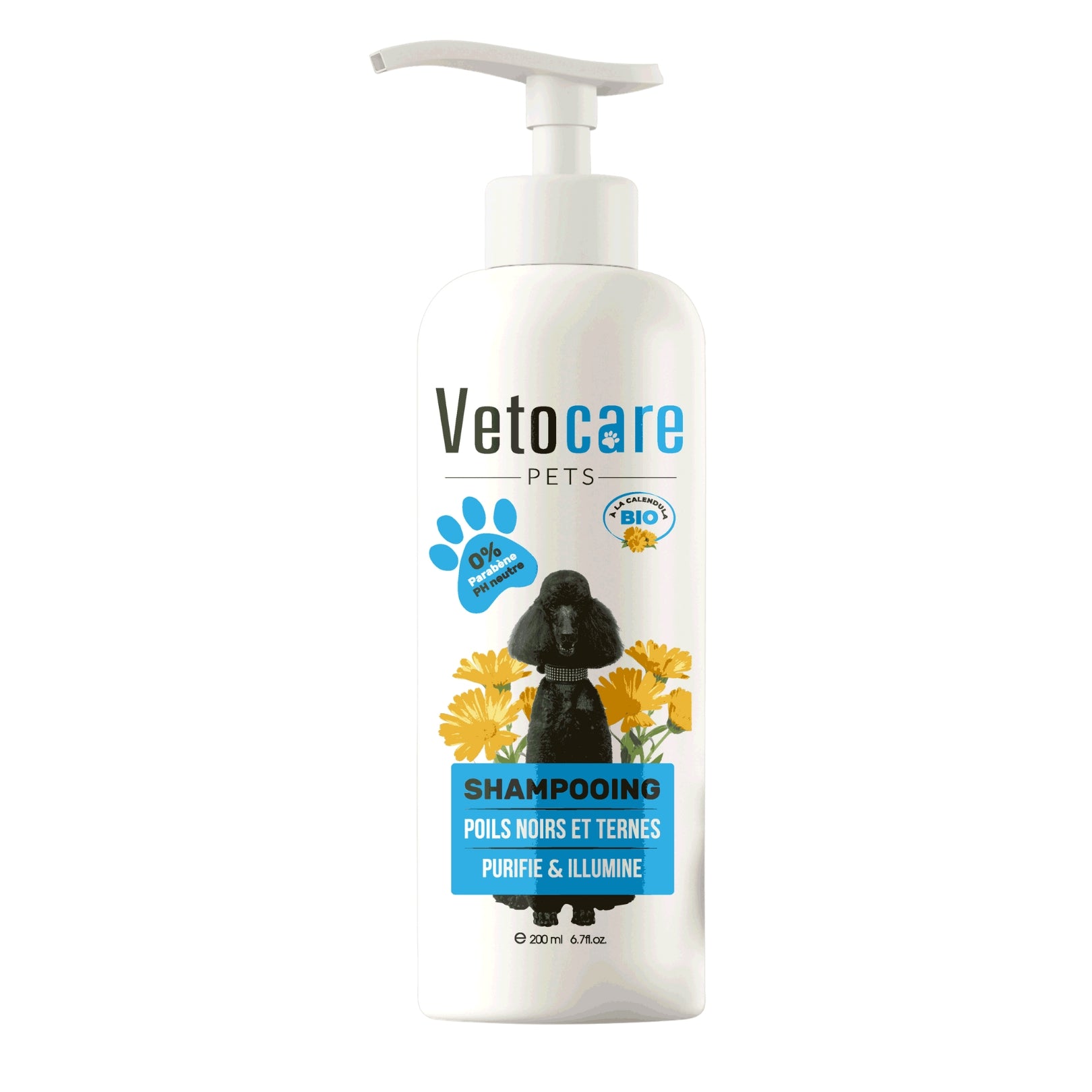 Shampoing Chien Poils Noirs – 200ml
