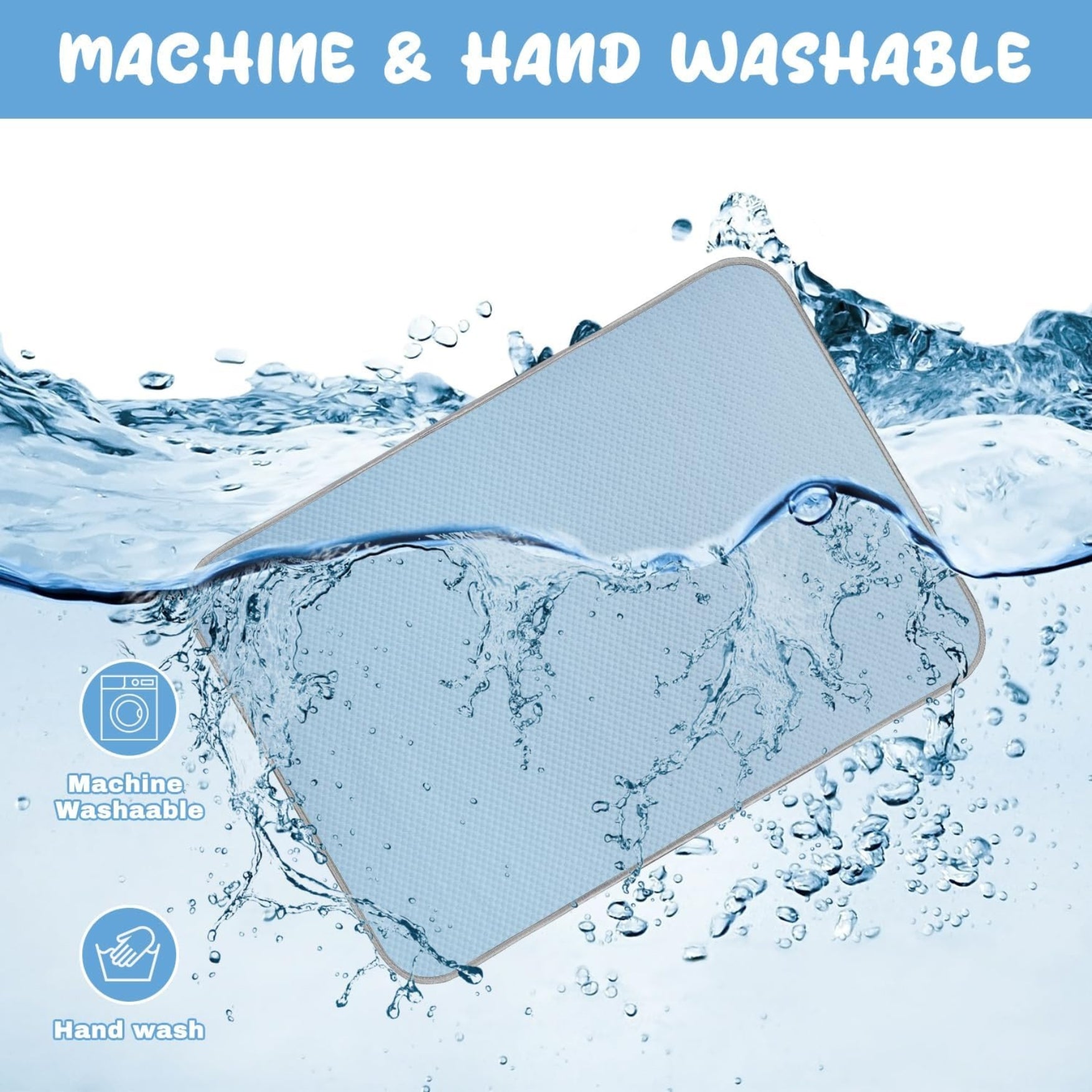 Tapis Rafraîchissant Été pour Chiens & Chats – Coussin en Soie de Glace Lavable thumbnail 4