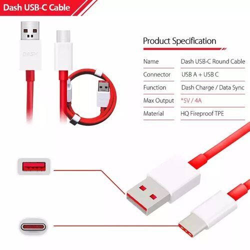 Câble Usb Type-c pour Recharge Rapide et Transfert de Données