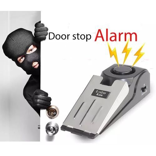 Mini Alarme de Vibration sans Fil, Butée de Porte pour Système de Sécurité Domestique, Système de Blocage