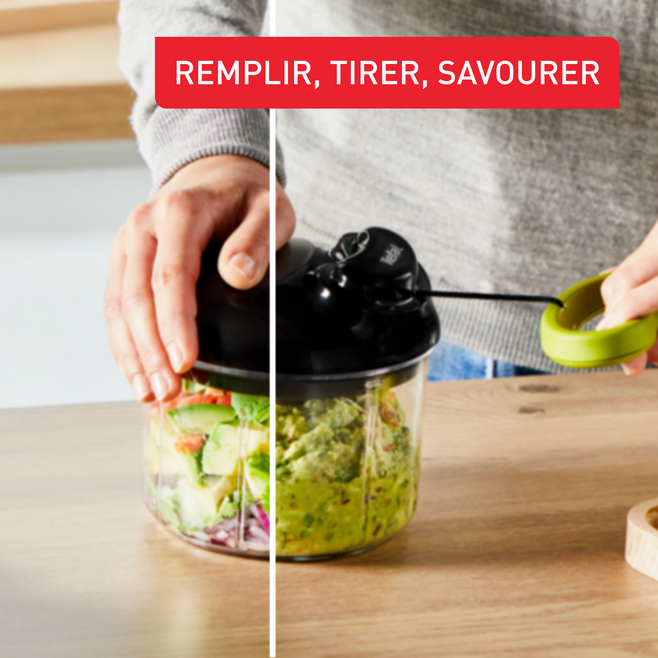 HACHOIR MANUEL 5SEC 900ML NOIR K1320404 TEFAL thumbnail 3