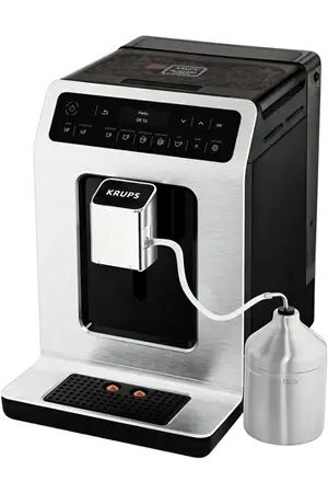 ESPRESSO EVIDENCE SILVER/NOIR AVEC POT LAIT INOX EA891D10 KRUPS
