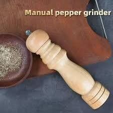 Moulin à Poivre et Épices Manuel en Bambou – Design Élégant – Couleur Naturelle-21/2cm thumbnail 3