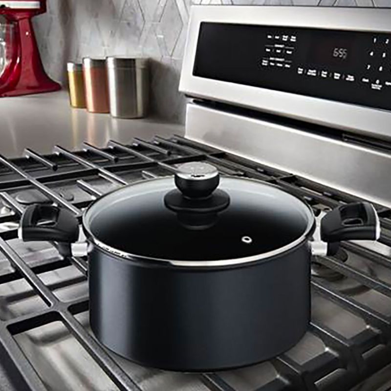 Unlimited Faitout 24cm+Couv Verre G2554602 - Antiadhésif - Induction Téfal thumbnail 4