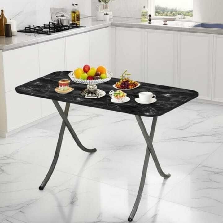 TABLE PLIABLE MARBRE NOIR PM