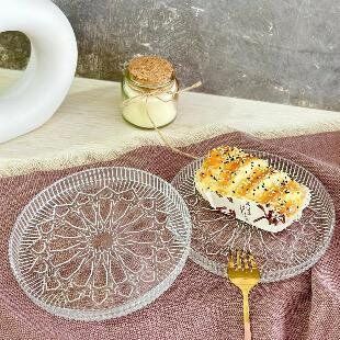 Set 6 Assiettes 12 Cm En Verre thumbnail 3